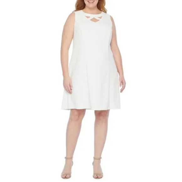 green emerald velvet dress Sleeveless Fit-And-Flare Dress